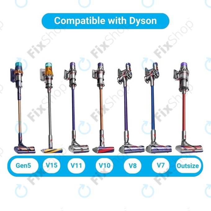 Spazzola pavimenti per Dyson seriess V, Outsize