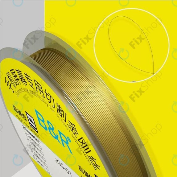 Filo dorato per separazione display LCD, 0,1 mm x 100 m