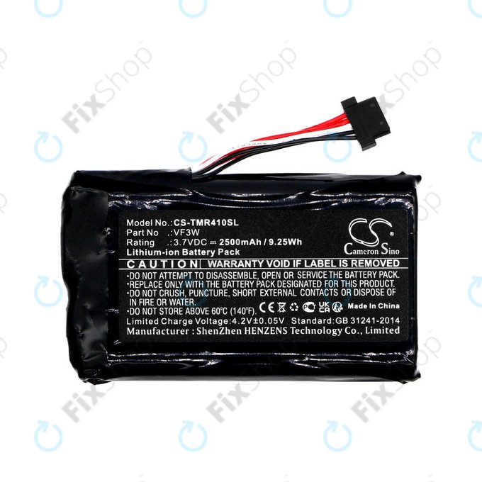 Batteria per TomTom Rider, Great Rides, VF3W, Li-Ion, 2500mAh, 3.7V, HQ