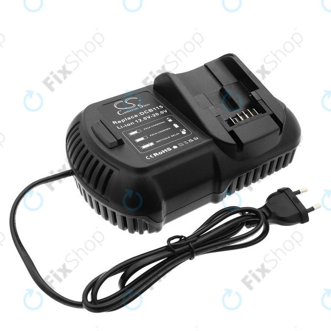 Caricabatterie per DeWalt 12-20V, DCB115, HQ