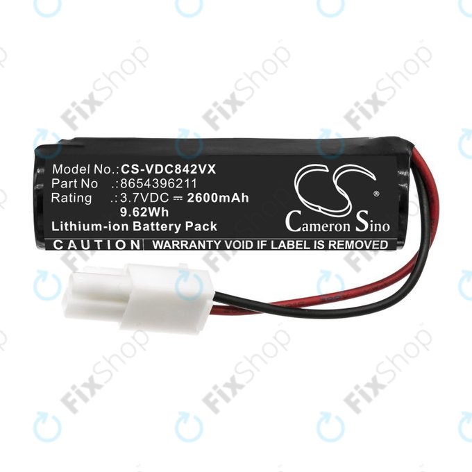 Batteria per Vileda Quick & Clean, 8654396211, Li-Ion, 2600mAh, 3.7V, HQ