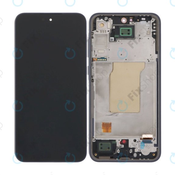 Schermo OLED per Samsung A35 A356B, Awesome Navy, Vetro touch con cornice
