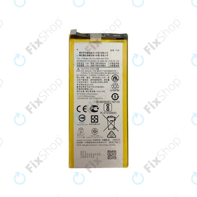 Batteria per Motorola Moto G6 Plus XT1926, JT40, 3200mAh