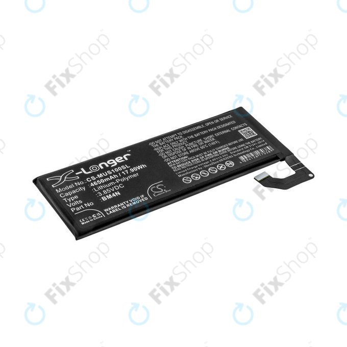 Batteria per Xiaomi Mi 10 M2001J2G, 4650mAh, Li-Pol, 3.85 V, BM4N, HQ