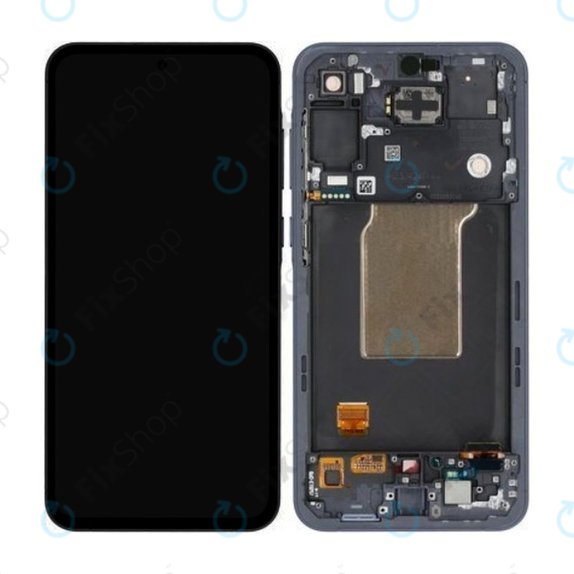 Schermo per Samsung A55 A556B, Awesome Navy, Vetro touch con cornice