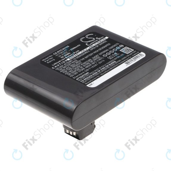 Batteria per Dyson DC-seriess, 917083-07, Li-Ion, 2500mAh, 22.2V, HQ