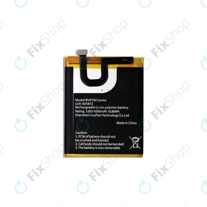 Batteria per iGet Blackview BV9700 Pro, 605872, 4380mAh