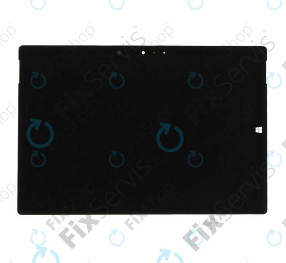 Schermo LCD per Microsoft Surface 3, Black, Vetro touch senza cornice
