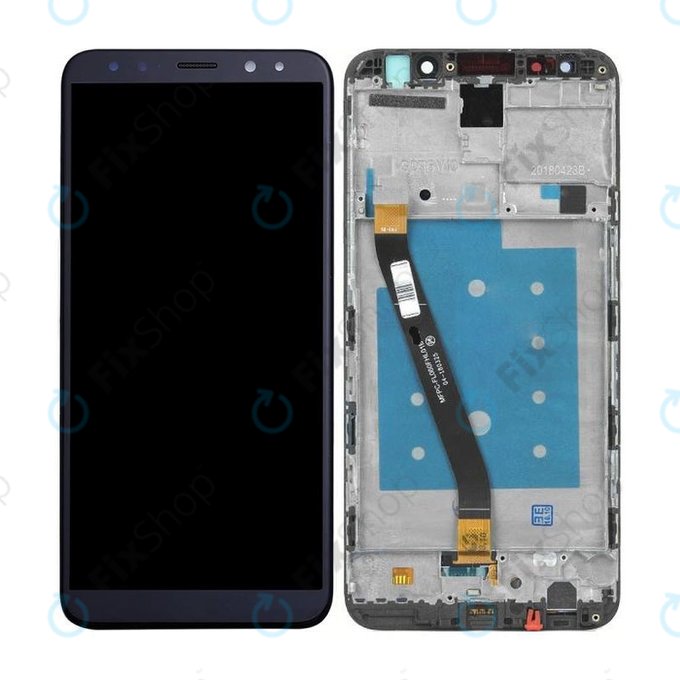 Schermo per Huawei Mate 10 Lite, Black, Vetro touch con cornice