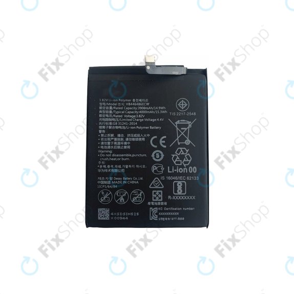 Batteria per Huawei P Smart Z, Honor 9X, P20 Lite (2019), HB446486ECW, 4000mAh