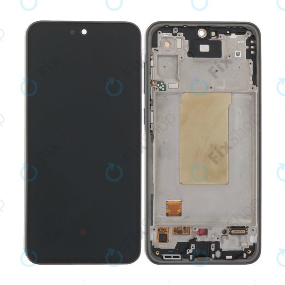 Schermo OLED per Samsung A36 A366E, Awesome Grey, Vetro touch con cornice