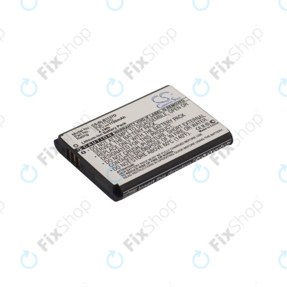 Batteria per Samsung NV100HD, SLB-1137D, Li-Ion, 1100mAh, 3.7V, HQ