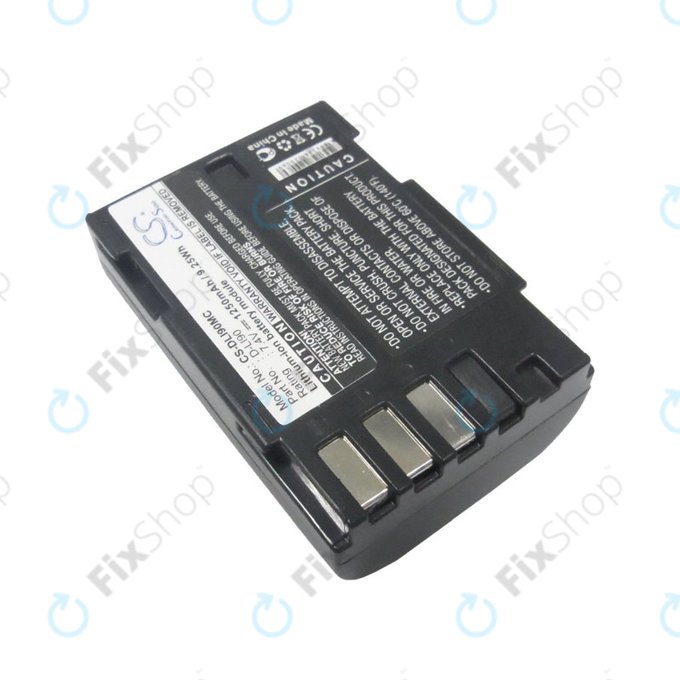 Batteria per Pentax 645d, K-5, D-LI90, Li-Ion, 1250mAh, 7.4V, HQ