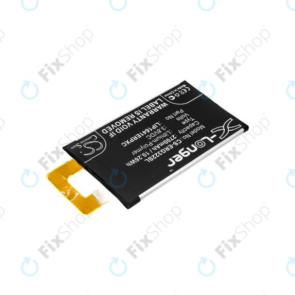 Batteria per Sony Xperia XA1 Ultra G3221, 2700mAh, Li-Pol, 3.8 V, LIP1641ERPXC, HQ