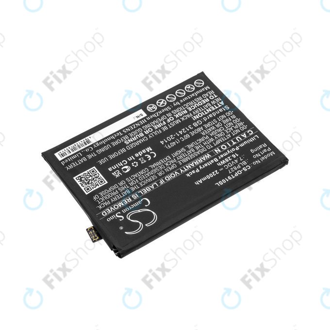 Batteria per OnePlus 9 Pro LE2121 LE2125, 2200mAh, Li-Pol, 7.4 V, BLP827, HQ