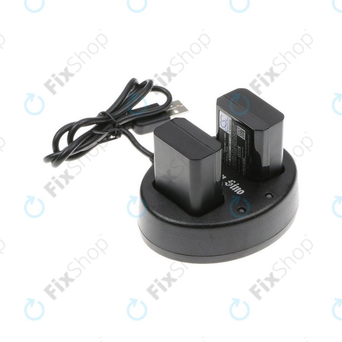 Batteria per Sony NEX-5, Alpha 7, NEX-7, 1030mAh, Li-Ion, 7.4V, NP-FW50, 2pz con caricabatterie, HQ