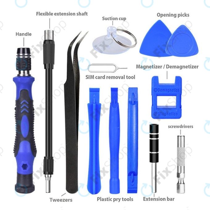 Set cacciaviti professionale per iPhone 117 in 1, Kingsdun