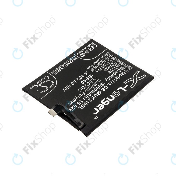 Batteria per Redmi K20 Pro, Redmi M1903f11a, Redmi M1903f11c, 3900mAh, Li-Pol, 3.85 V, BP40, HQ