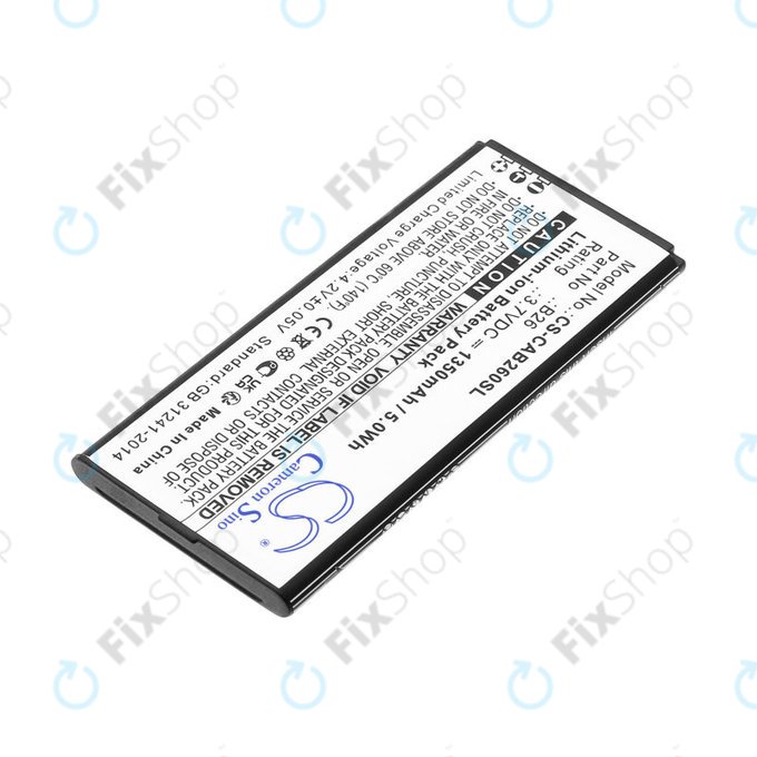 Batteria per Cat B26, B26, Li-Ion, 3.7V, 1350mAh, HQ