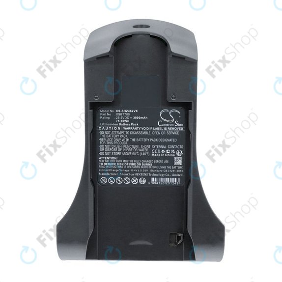 Batteria per Shark IZ, XSBT700, Li-Ion, 3000mAh, 25.2V, HQ