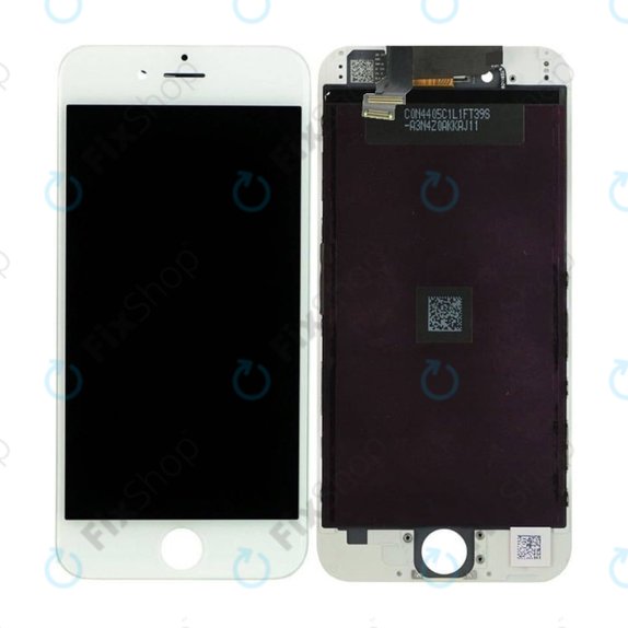 Schermo In-Cell per iPhone 6, White, Vetro touch con cornice, FixPremium