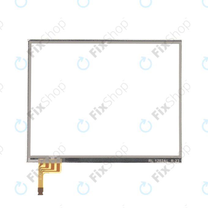 Vetro touch inferiore con adesivo per Nintendo DS Lite