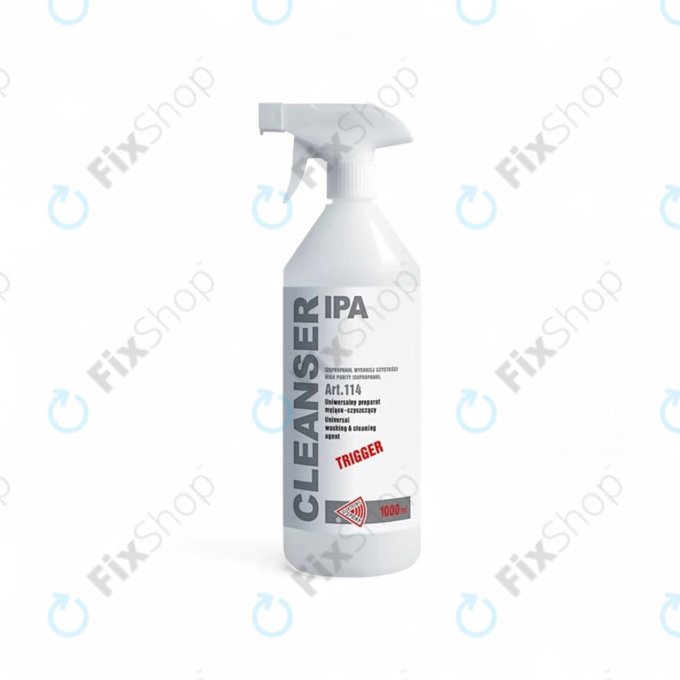 Alcool isopropilico 100%, 1000 ml, Trigger, Cleanser IPA