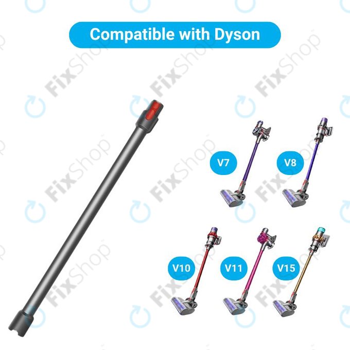 Tubo di aspirazione per Dyson seriess V, Outsize, Silver