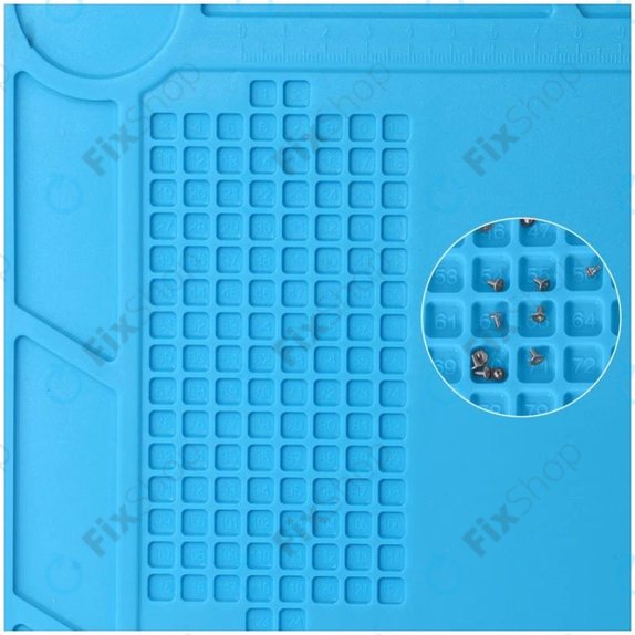 Tappetino in silicone antistatico ESD termoresistente 35 x 25cm