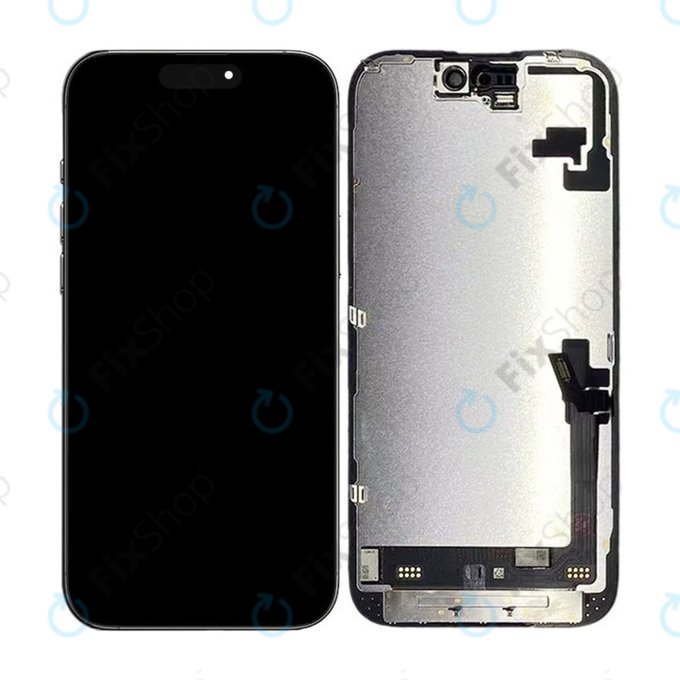 Schermo per iPhone 16, Vetro touch con cornice, Refurbished