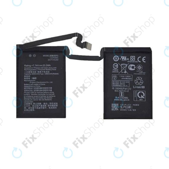Batteria per Asus ROG Phone 5, 5 Pro, 5s, 5s Pro, 5 Ultimate, C21P2001, 6000mAh