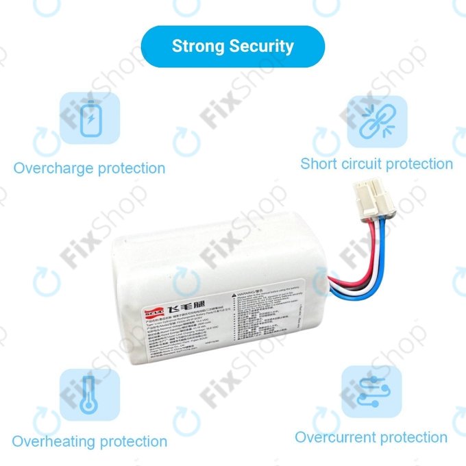 Batteria per Xiaomi Robot Vacuum S20, 4INR19 66, Li-Ion, 2900mAh, P2332-4S1P-SCEV 14.4V
