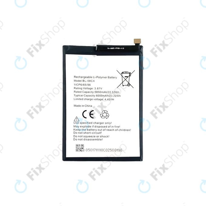 Batteria per Infinix Hot 10i, BL-58CX, 6000mAh