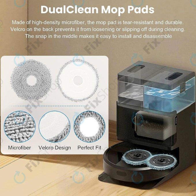 Panno lavapavimenti, 2 pz. per iRobot Roomba Plus 505, 507, 405, 4020