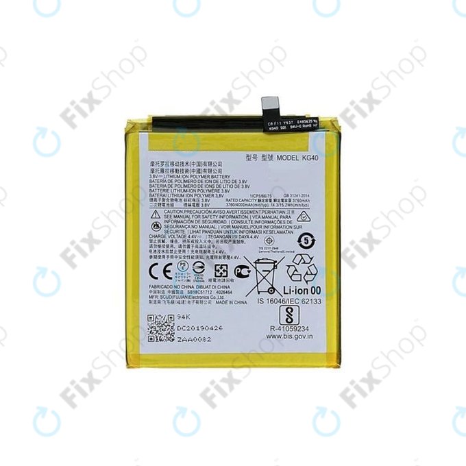 Batteria per Motorola Moto E7, G8, G8 Play, One Macro, KG40, 4000mAh