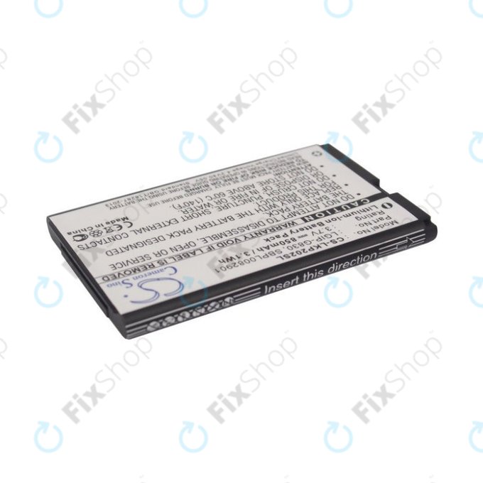 Batteria per LG KG120, LGIP-G830, Li-Ion, 3.7V, 850mAh, HQ