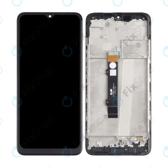 Schermo per Motorola Moto G50 XT2137, Steel Gray, Vetro touch con cornice