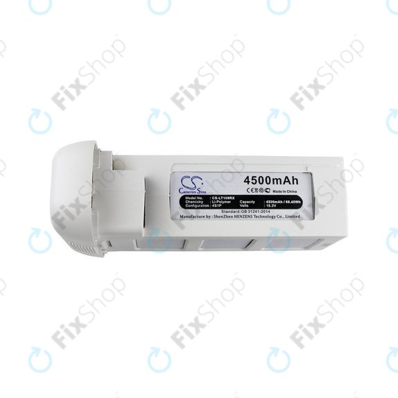 Batteria per DJI Phantom 3, 4500mAh, Li-Pol, 15.2 V, PHA-3, HQ