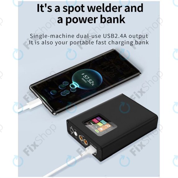 Saldatrice a punti portatile con display digitale 5000 mAh, Docreate SW