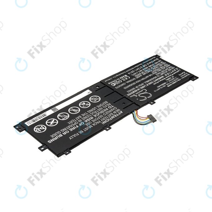 Batteria per Lenovo IdeaPad Miix 510, Miix520, Miix 5 Pro, 2ICP5/70/106, Li-Pol, 4850mAh, 7.68V, HQ
