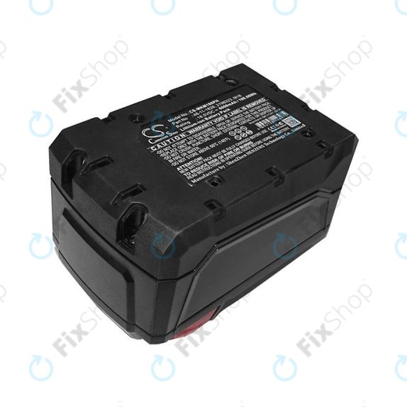 Batteria per Milwaukee 2600-series, 2700-series, AG-125, C18, HD18, M12, M18, YTB313, Li-Ion, 6000mAh, HQ