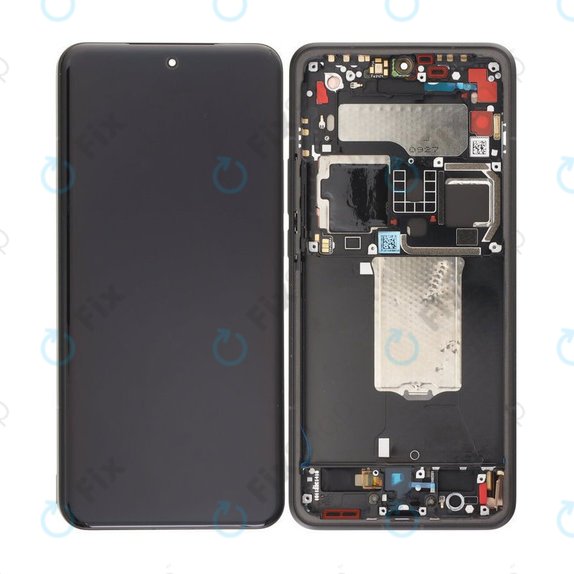 Schermo OLED per Xiaomi 15 Ultra 5G, Black, Vetro touch con cornice