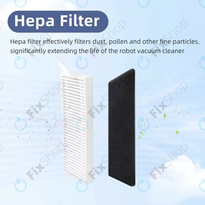 Filtro HEPA, 2 pz. per Rowenta X-plorer S65, S65+, S70, S70+, S75s, S75s+