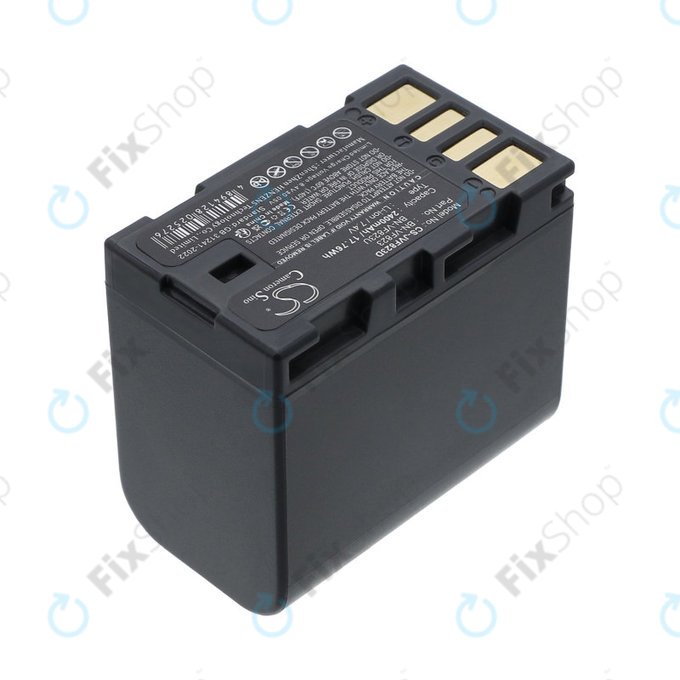 Batteria per JVC EX-Z2000, GR-D720, D740, D750, D770, BN-VF823, Li-Ion, 2400mAh, 7.4V, HQ