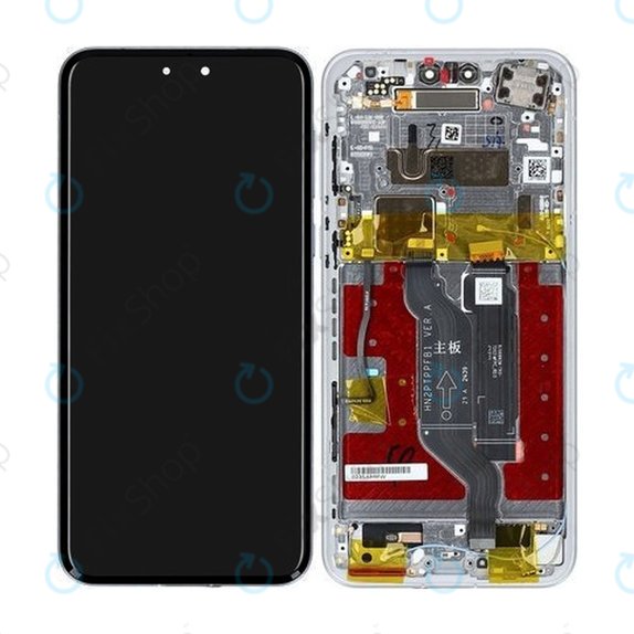Schermo per Honor Magic7 Pro, Lunar Shadow Grey, Vetro touch con cornice, 0235AMRW, Genuine Service Pack