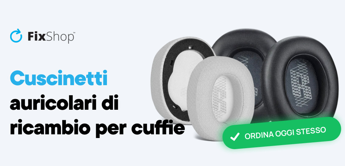 CUSCINETTI AURICOLARI DI RICAMBIO PER CUFFIE