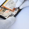 Rimozione della staffa di copertura del cavo flessibile LCD #1