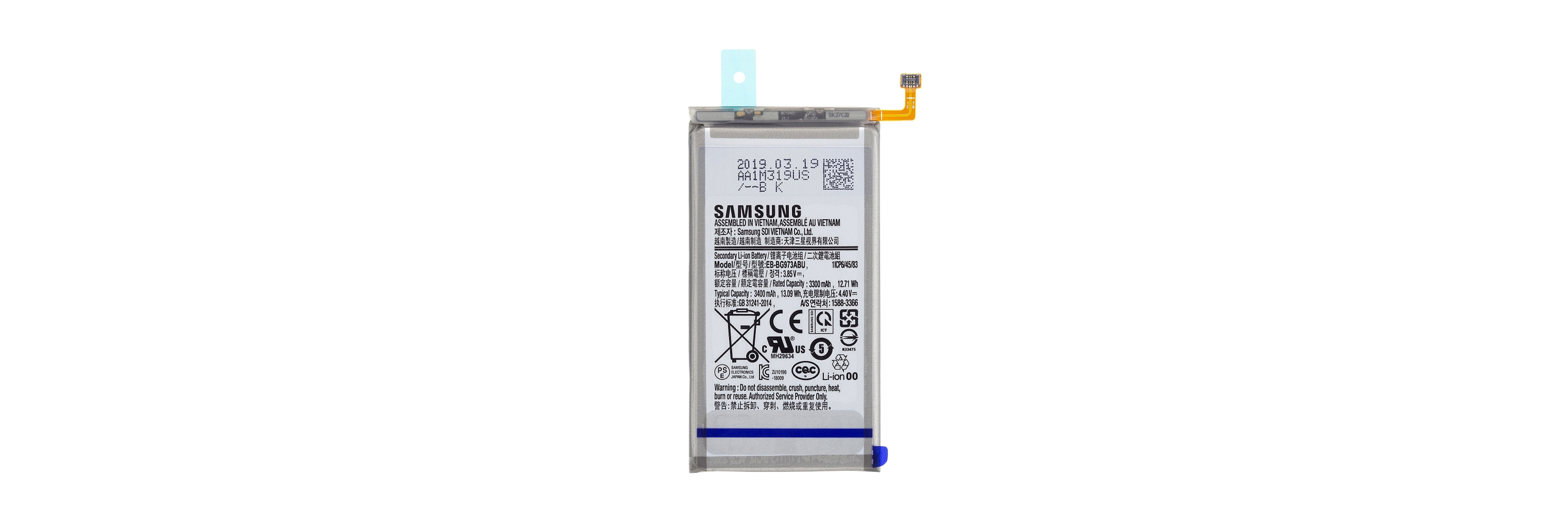 Sostituzione della batteria Samsung Galaxy S10