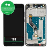 Schermo per Huawei P10 lite, Graphite Black, Vetro touch con cornice
