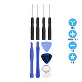 Kit strumenti base per assemblaggio telefoni cellulari 9 in 1, FixPremium